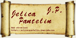 Jelica Pantelin vizit kartica